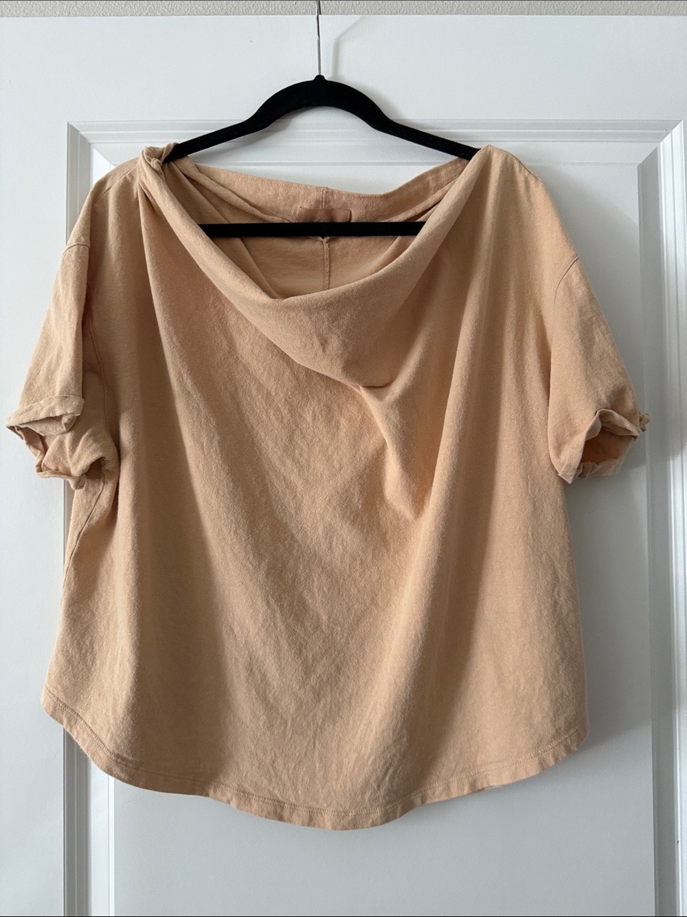 Nuuds Vintage Cotton Off The Shoulder T-Shirt | Oat